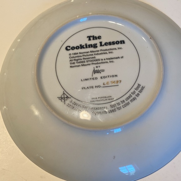 Vintage Set of 6 “The Three Stooges” Plates - Picture 12 of 13